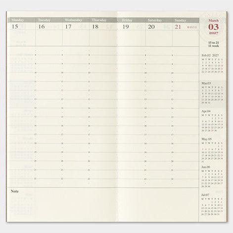 millenotes-traveler-s-company-notebook-diary-2027-weekly-vertical-6