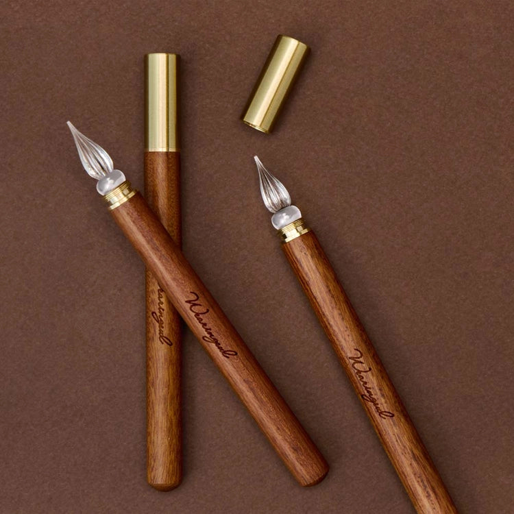 Porte-plume modulable à pointe en verre | Wearingeul | Modular Glass Pen