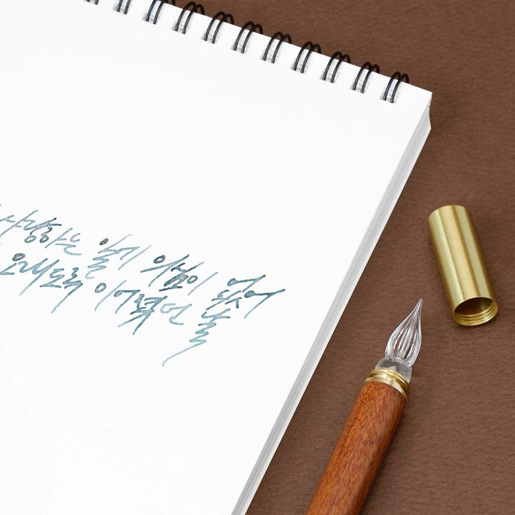 Porte-plume modulable à pointe en verre | Wearingeul | Modular Glass Pen