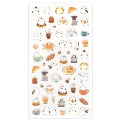 Mini stickers | Mattari Animals | Adorable Oisillon - NB Co Ltd - millenotes