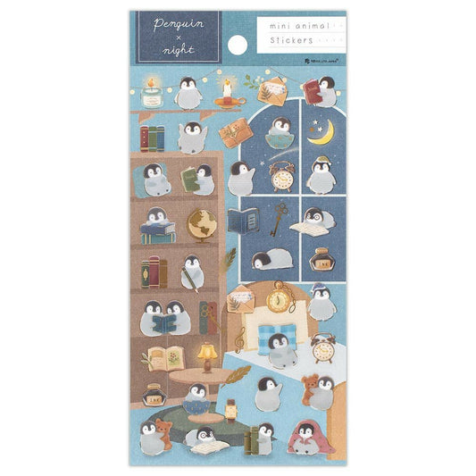 Mini stickers | Mattari Animals | Adorable Pingouin - NB Co Ltd - millenotes