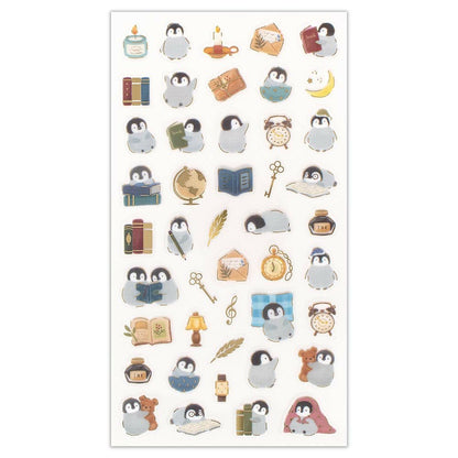Mini stickers | Mattari Animals | Adorable Pingouin - NB Co Ltd - millenotes