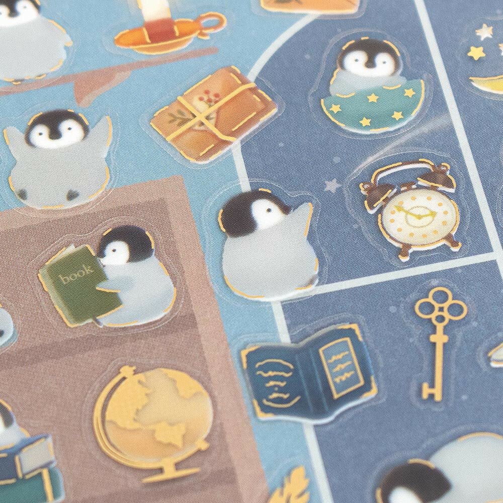 Mini stickers | Mattari Animals | Adorable Pingouin - NB Co Ltd - millenotes