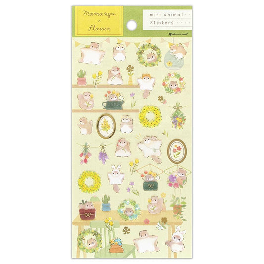 Mini stickers | Mattari Animals | Adorables Écureuils - NB Co Ltd - millenotes