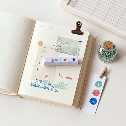 MU Lifestyle Inky Pen | Encreur Compact à Trois Couleurs pour Tampons - MU Lifestyle - 10. Aged Scroll Hue - millenotes