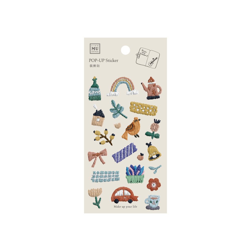 MU Lifestyle Pop - up Stickers 3D | 017 Joie - MU Lifestyle - millenotes