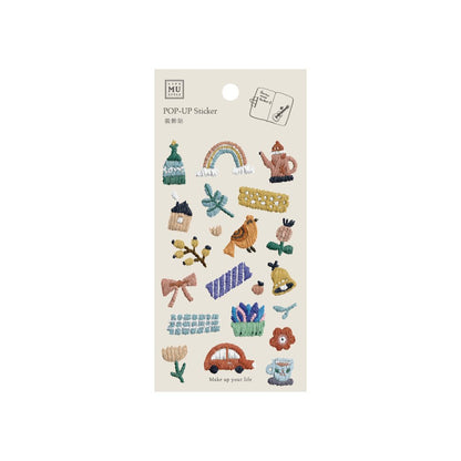 MU Lifestyle Pop - up Stickers 3D | 017 Joie - MU Lifestyle - millenotes