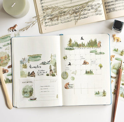 MU Lifestyle Print - On Stickers | Décalcomanies 096 Forêt - MU Lifestyle - millenotes