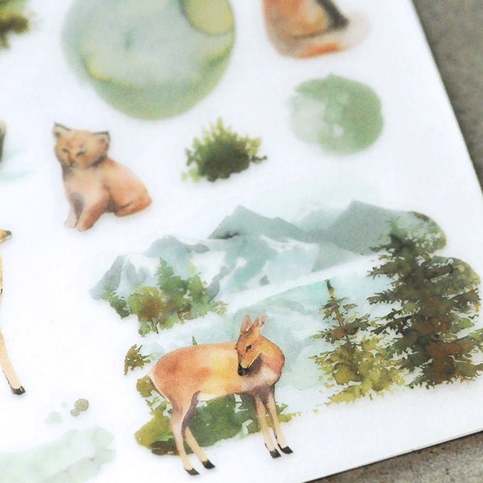 MU Lifestyle Print - On Stickers | Décalcomanies 096 Forêt - MU Lifestyle - millenotes