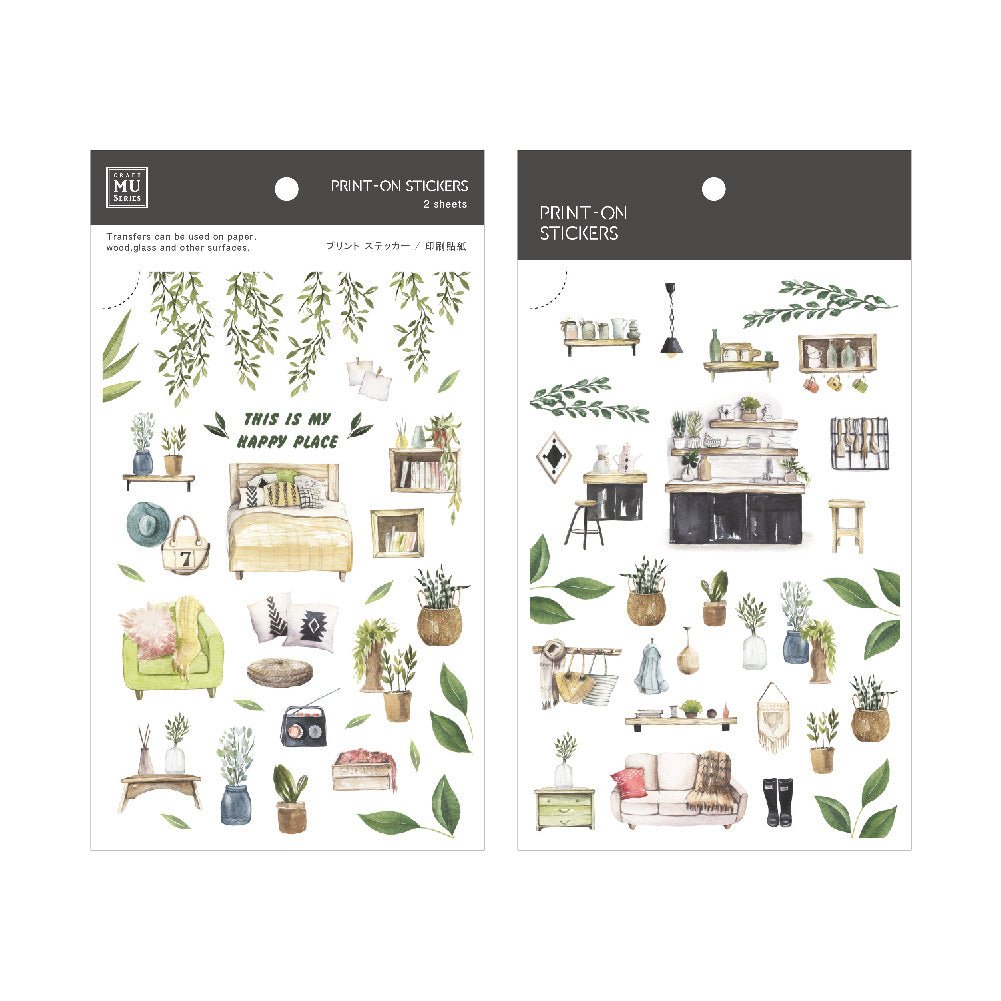 MU Lifestyle Print - On Stickers | Décalcomanies 114 Maison Cosy - MU Lifestyle - millenotes