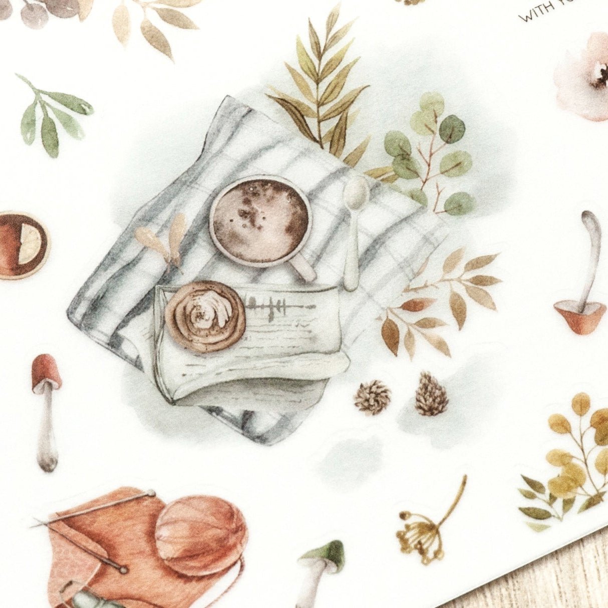 MU Lifestyle Print - On Stickers | Décalcomanies 207 Pique - nique d'automne - MU Lifestyle - millenotes