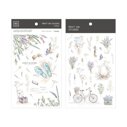 MU Lifestyle Print - On Stickers | Décalcomanies 253 Lavande - MU Lifestyle - millenotes