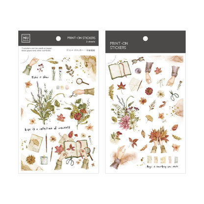 MU Lifestyle Print - On Stickers | Décalcomanies 254 Journaling d'automne - MU Lifestyle - millenotes