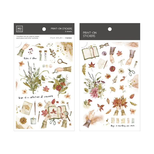 MU Lifestyle Print - On Stickers | Décalcomanies 254 Journaling d'automne - MU Lifestyle - millenotes