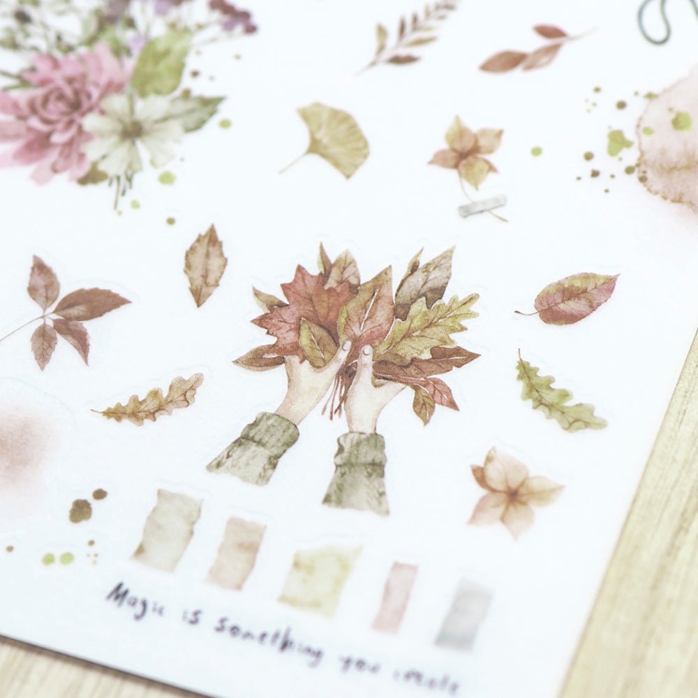 MU Lifestyle Print - On Stickers | Décalcomanies 254 Journaling d'automne - MU Lifestyle - millenotes