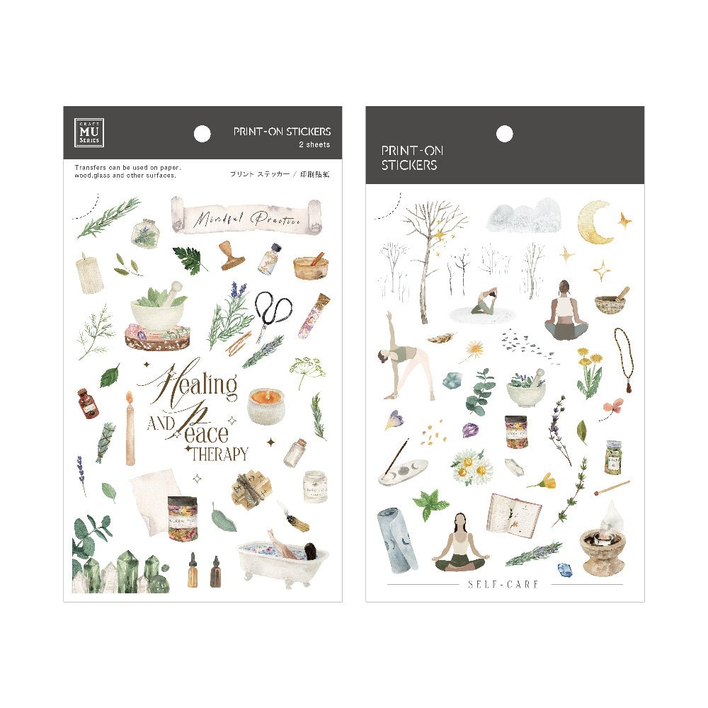 MU Lifestyle Print - On Stickers | Décalcomanies 262 Bien - être - MU Lifestyle - millenotes