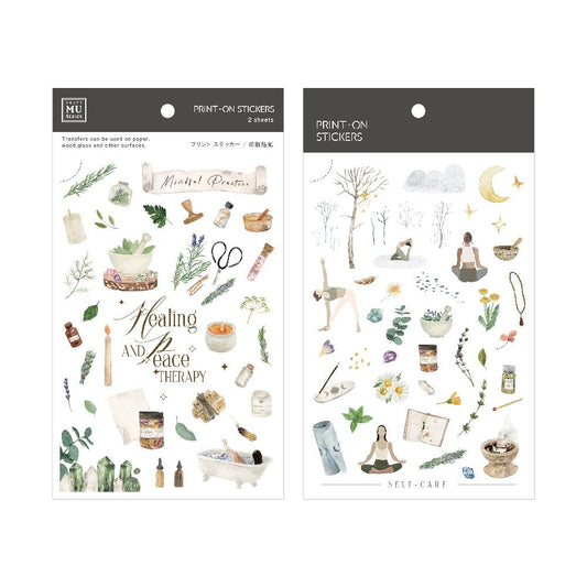MU Lifestyle Print - On Stickers | Décalcomanies 262 Bien - être - MU Lifestyle - millenotes