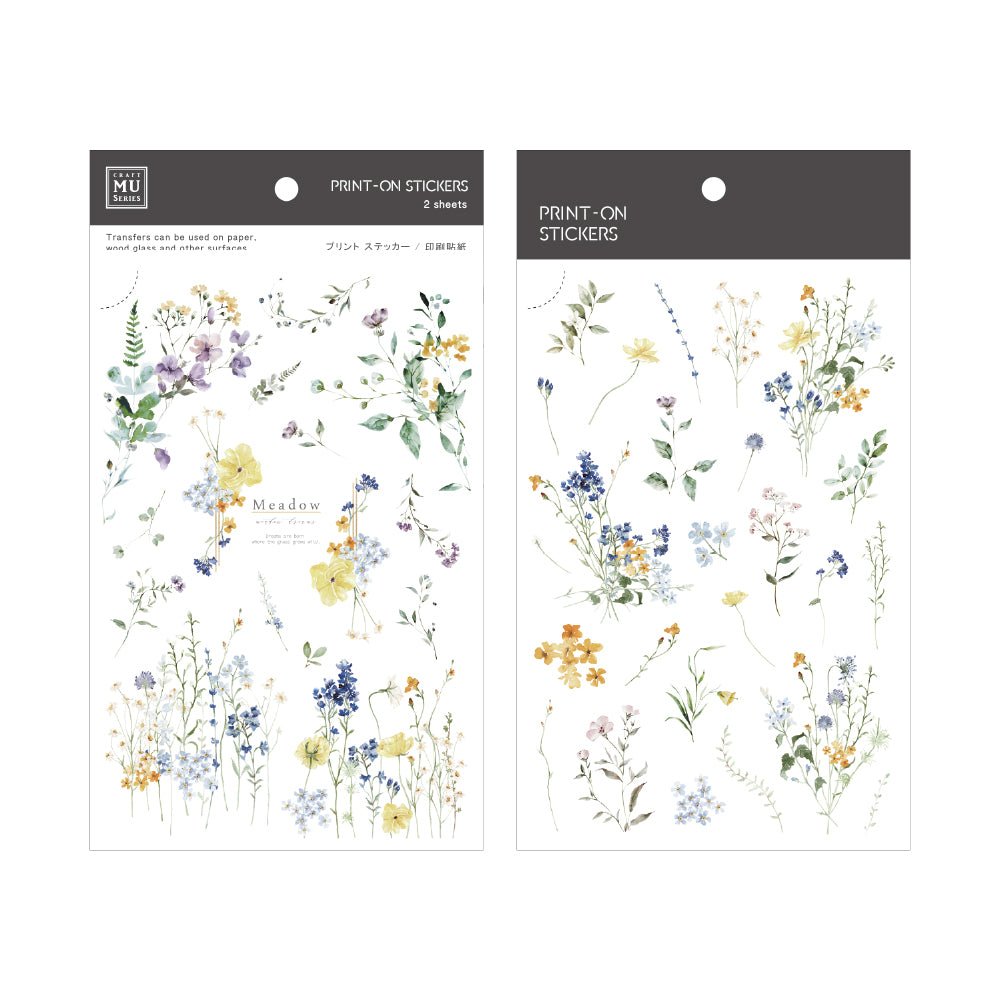 MU Lifestyle Print - On Stickers | Décalcomanies 277 Prairie - MU Lifestyle - millenotes