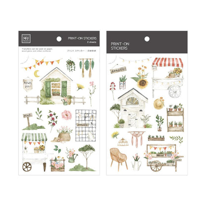 MU Lifestyle Print - On Stickers | Décalcomanies 278 Jardin - MU Lifestyle - millenotes