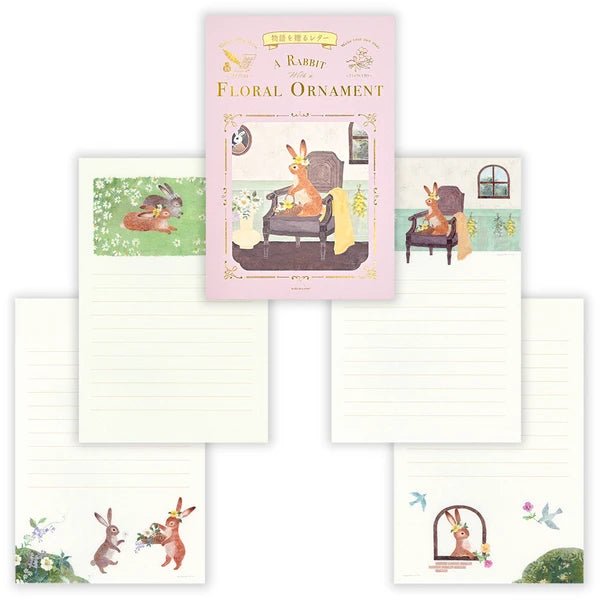 Papier à lettres japonais | Contes | Lapin - NB Co Ltd - millenotes