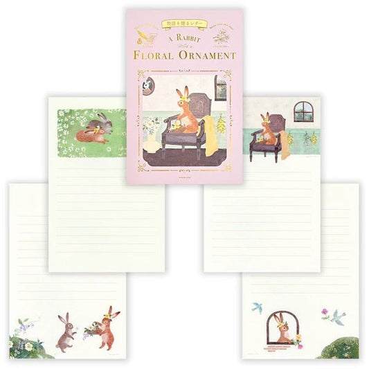 Papier à lettres japonais | Contes | Lapin - NB Co Ltd - millenotes