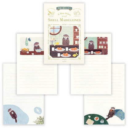 Papier à lettres japonais | Contes | Loutre - NB Co Ltd - millenotes