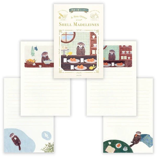Papier à lettres japonais | Contes | Loutre - NB Co Ltd - millenotes