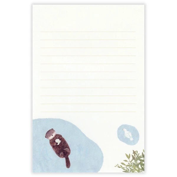 Papier à lettres japonais | Contes | Loutre - NB Co Ltd - millenotes