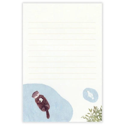 Papier à lettres japonais | Contes | Loutre - NB Co Ltd - millenotes