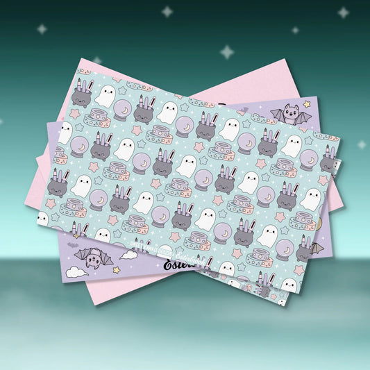 Papier Buvard | Esterbrook x Sweet Kawaii Design | Pastel Halloween - Esterbrook - millenotes