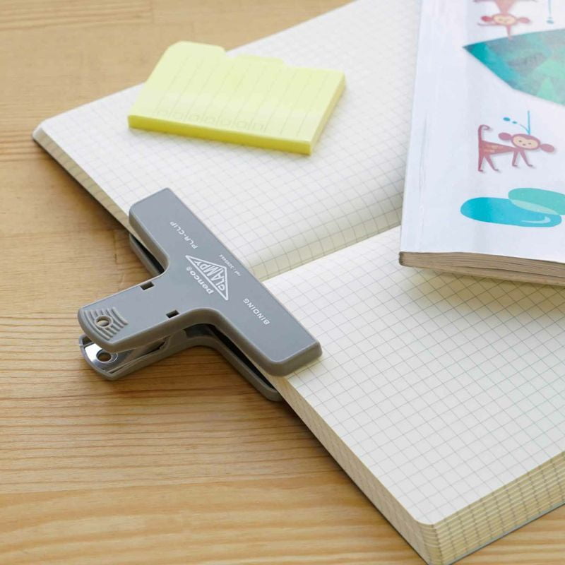 Penco | Pince Clip Acrylique CLAMPY | Gris - Penco - millenotes