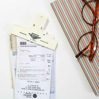 Penco | Pince Clip Acrylique CLAMPY | Ivoire - Penco - millenotes