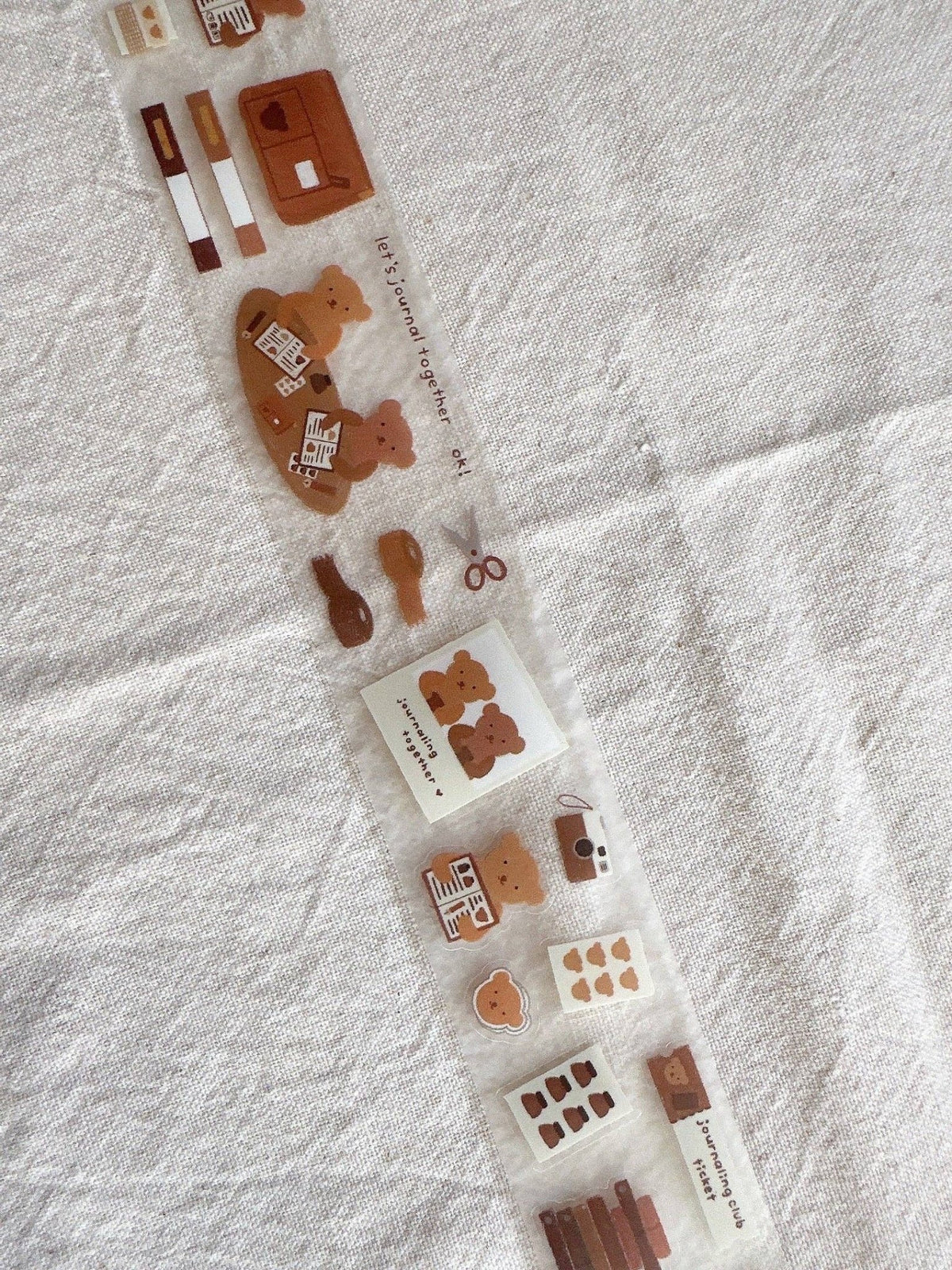 PET Kiss-cut masking tape | Bloom Paper Studio | Let's Journal Together - Bloom Paper Studio - millenotes