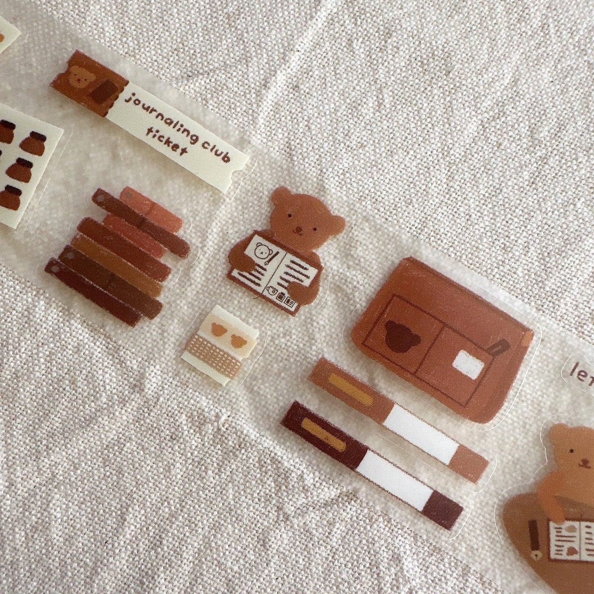 PET Kiss-cut masking tape | Bloom Paper Studio | Let's Journal Together - Bloom Paper Studio - millenotes