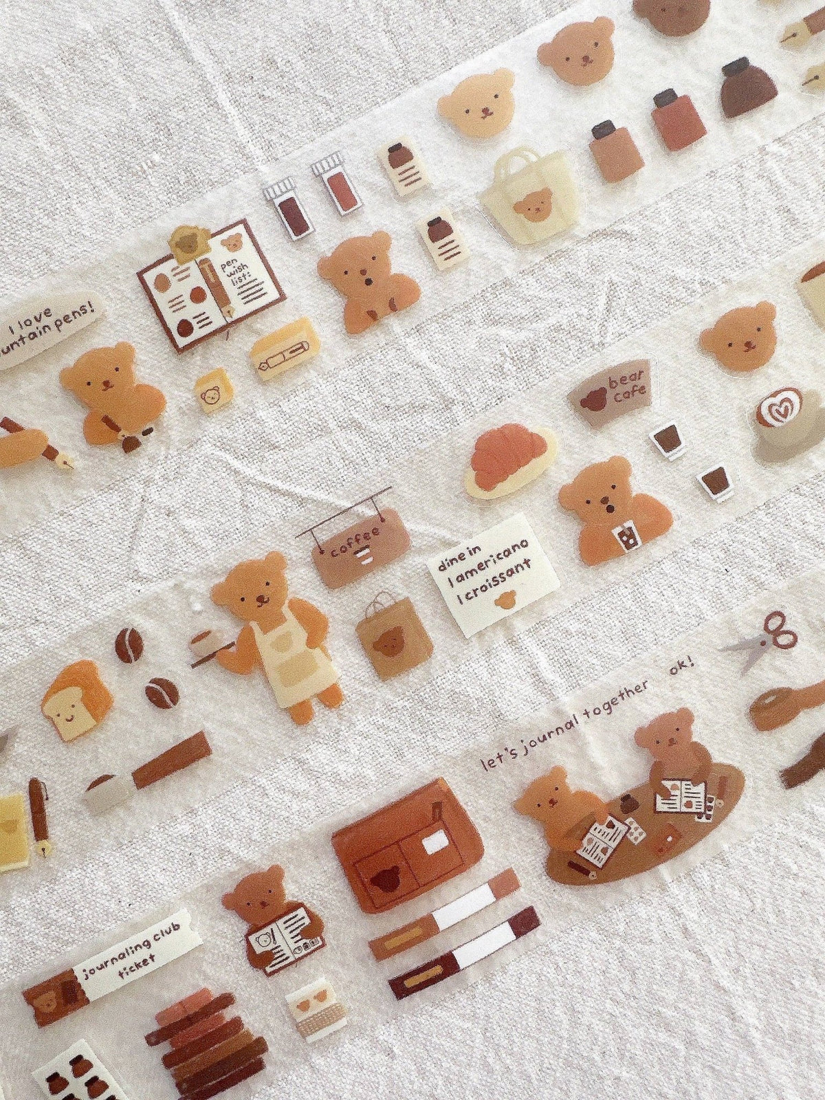 PET Kiss-cut masking tape | Bloom Paper Studio | Let's Journal Together - Bloom Paper Studio - millenotes