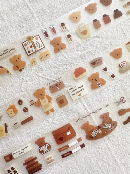 PET Kiss-cut masking tape | Bloom Paper Studio | Let's Journal Together - Bloom Paper Studio - millenotes