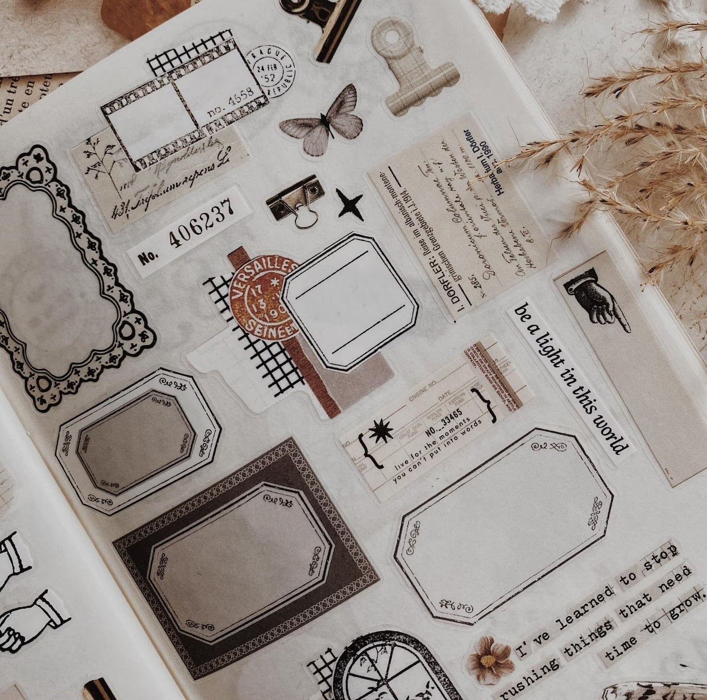 PET Kiss - cut masking tape | Collage 03 - AlbumHandMadeLove - 5 m - rouleau complet - millenotes