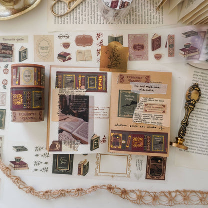 PET Kiss - cut masking tape | Note & Wish | Book Lover - Note & Wish - millenotes
