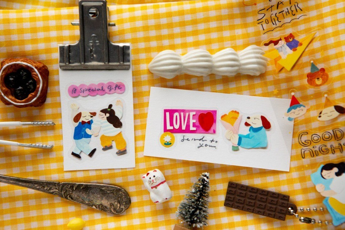 PET Kiss-cut masking tape | OURS Studio | Special day - OURS Studio - 5 m - millenotes