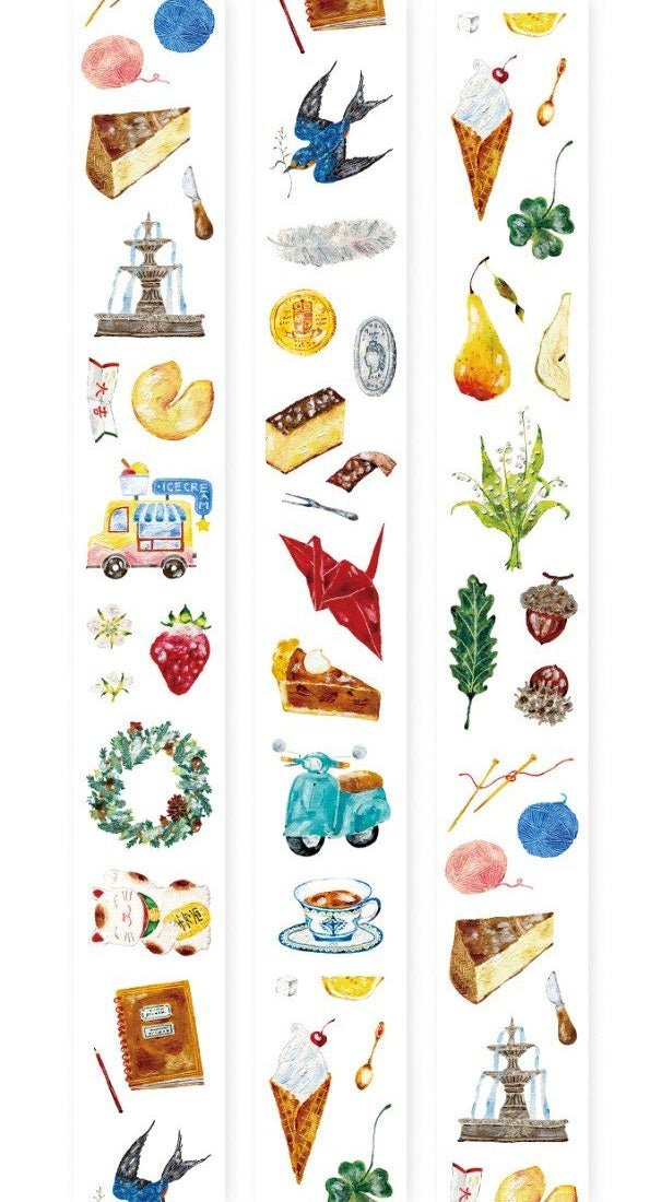 PET Kiss-cut masking tape | OURS Studio | The Fortune - OURS Studio - 5 m - millenotes