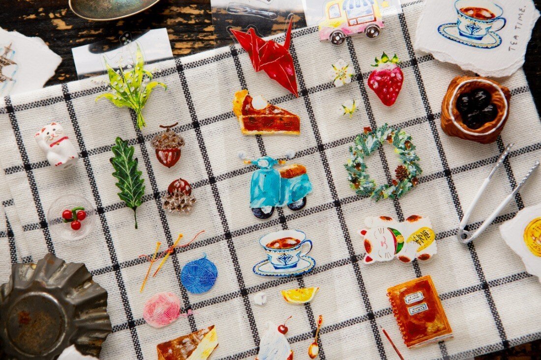 PET Kiss-cut masking tape | OURS Studio | The Fortune - OURS Studio - 5 m - millenotes