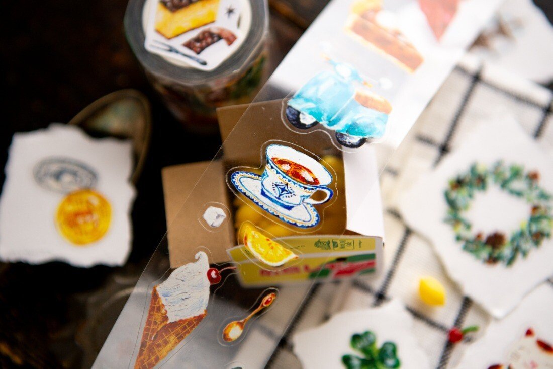 PET Kiss-cut masking tape | OURS Studio | The Fortune - OURS Studio - 5 m - millenotes