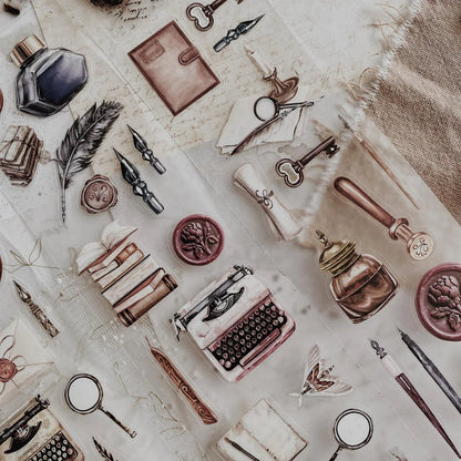 PET Kiss - cut masking tape | Stationery - AlbumHandMadeLove - 5 m - rouleau complet - millenotes