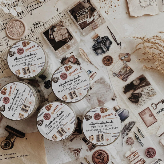 PET Kiss - cut masking tape | Stationery - AlbumHandMadeLove - 5 m - rouleau complet - millenotes