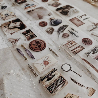 PET Kiss - cut masking tape | Stationery - AlbumHandMadeLove - 5 m - rouleau complet - millenotes