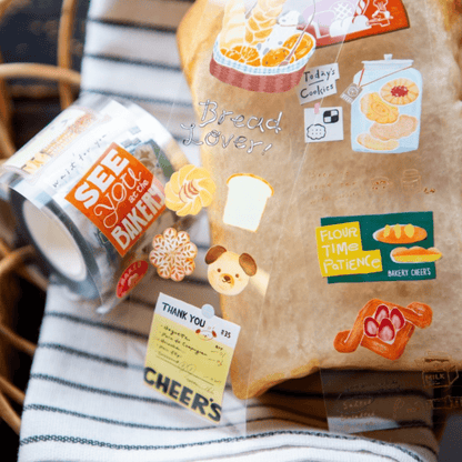 PET Masking Tape | OURS Studio | Bakery Cheer’s - OURS Studio - 10 m - millenotes