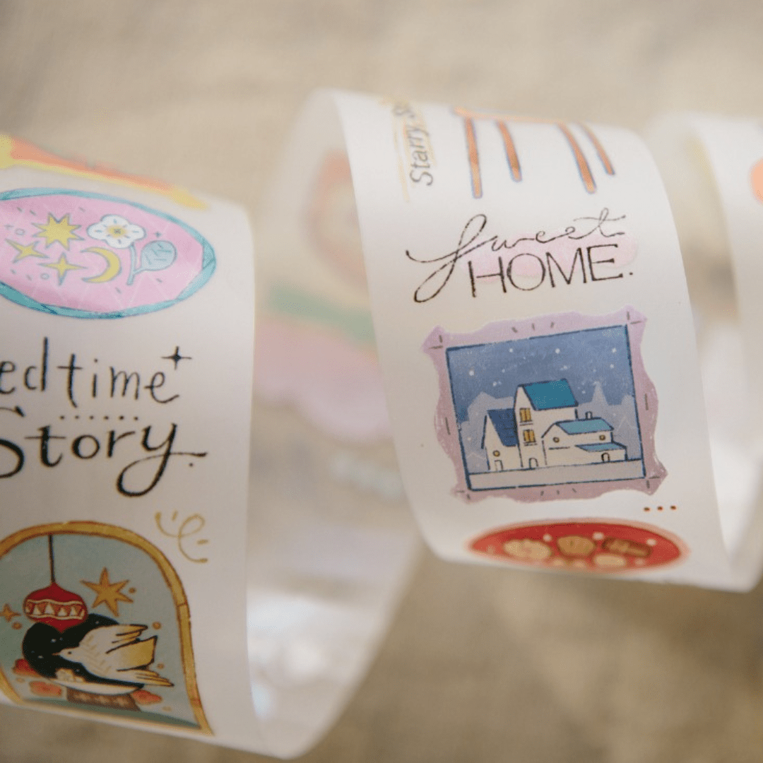PET Masking Tape | OURS Studio | Bedtime story - OURS Studio - 10 m - millenotes