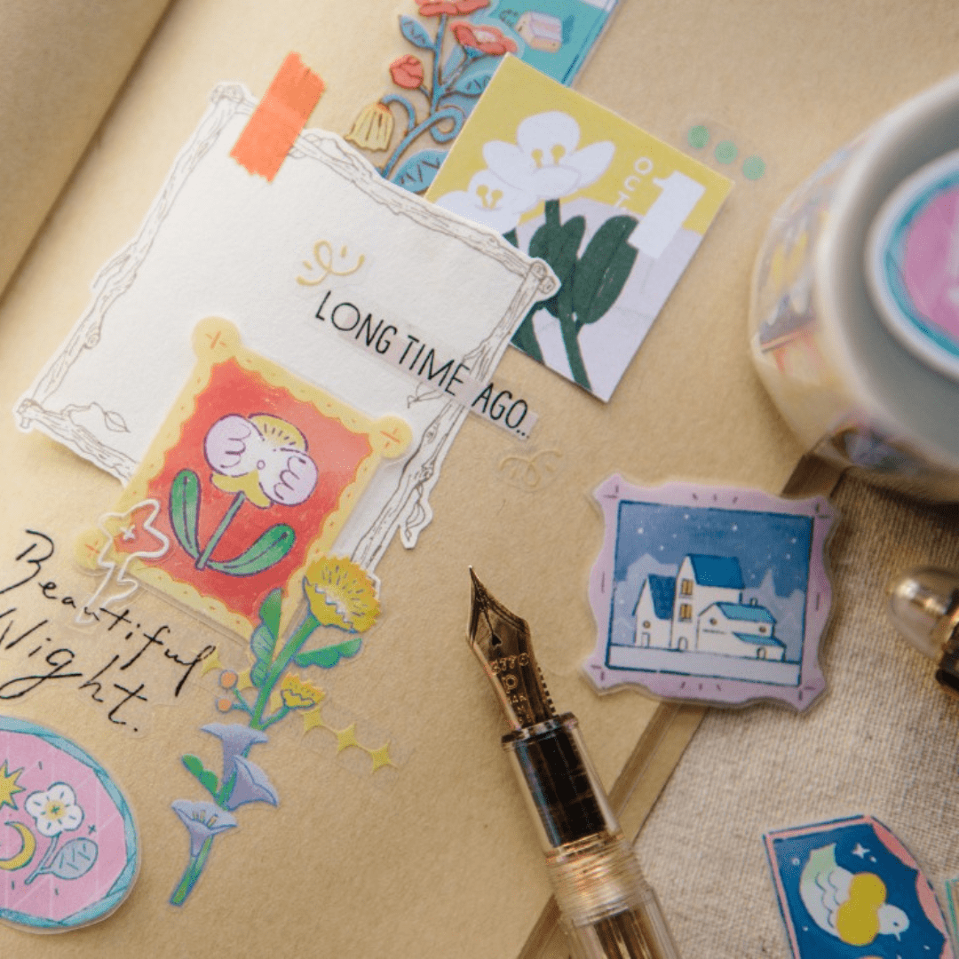 PET Masking Tape | OURS Studio | Bedtime story - OURS Studio - 10 m - millenotes