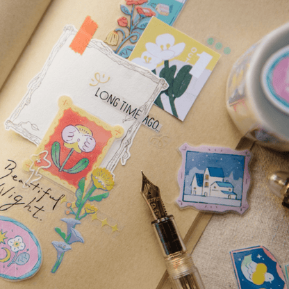 PET Masking Tape | OURS Studio | Bedtime story - OURS Studio - 10 m - millenotes