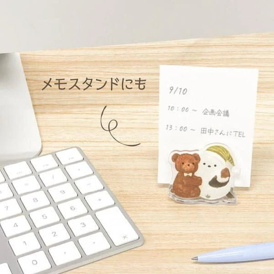 Pince Clip acrylique | Mattari Animals | Adorable Oisillon - NB Co Ltd - millenotes